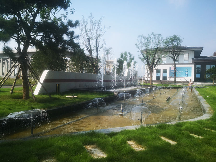 安丘景芝酒厂音乐喷泉