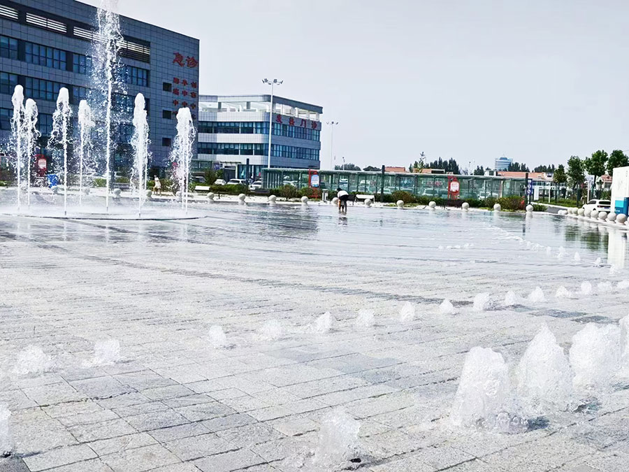 博兴医院大型跌水喷泉