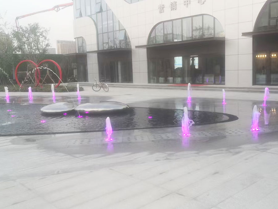 东营东湖示范区喷泉