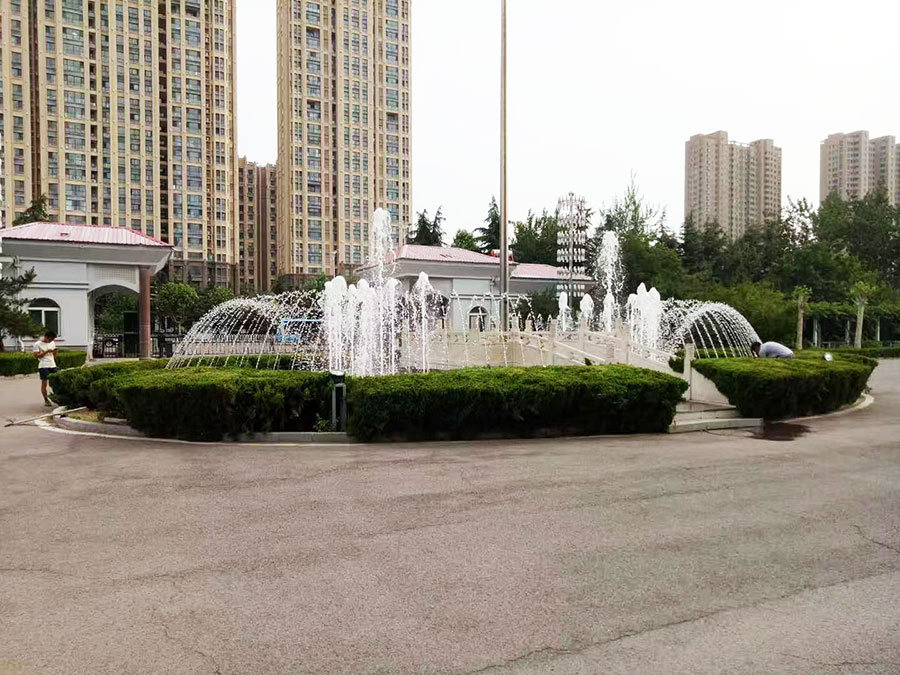 潍坊军分区喷泉