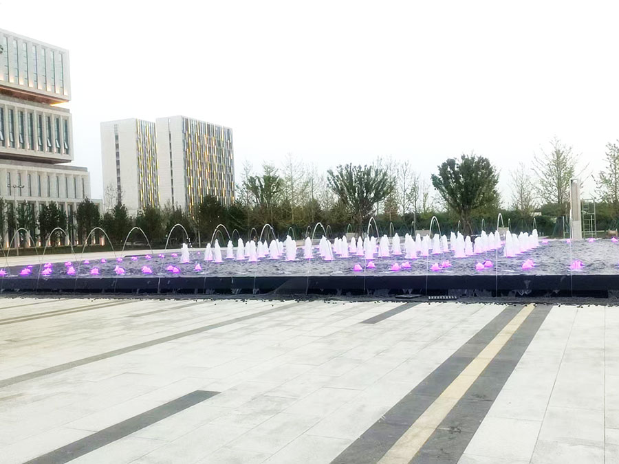 烟台大学音乐喷泉