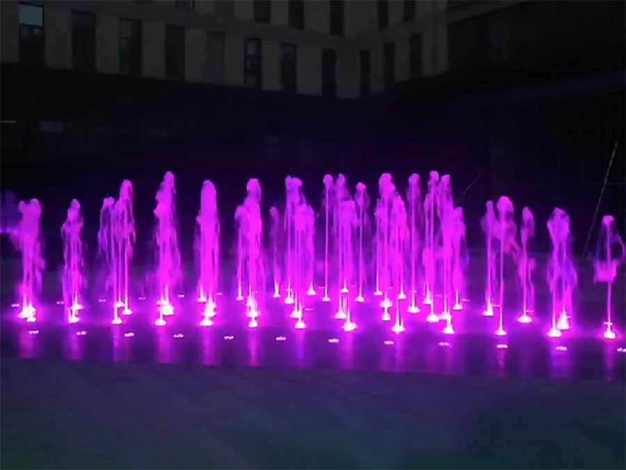 北京五棵松音乐矩阵喷泉