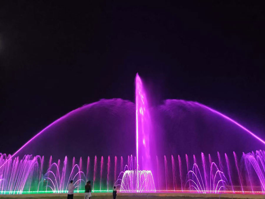 广饶农经区广场喷泉