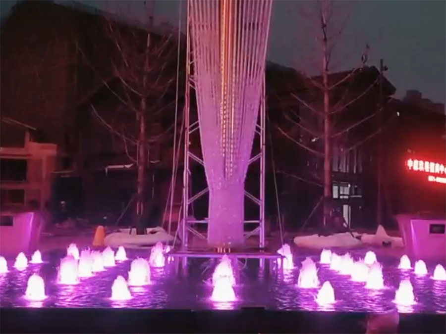 河南荥阳广场喷泉