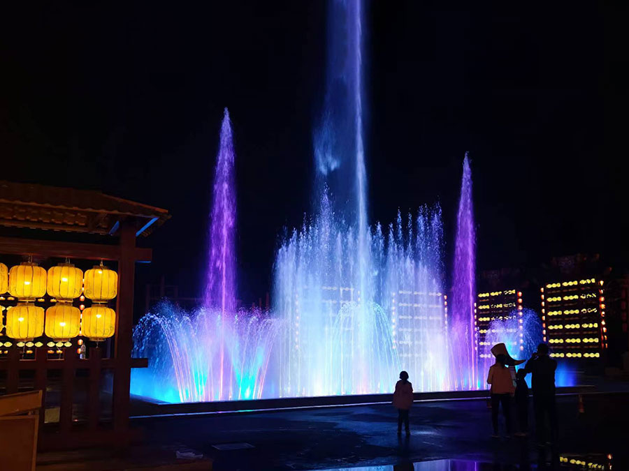 青州不夜城音乐喷泉